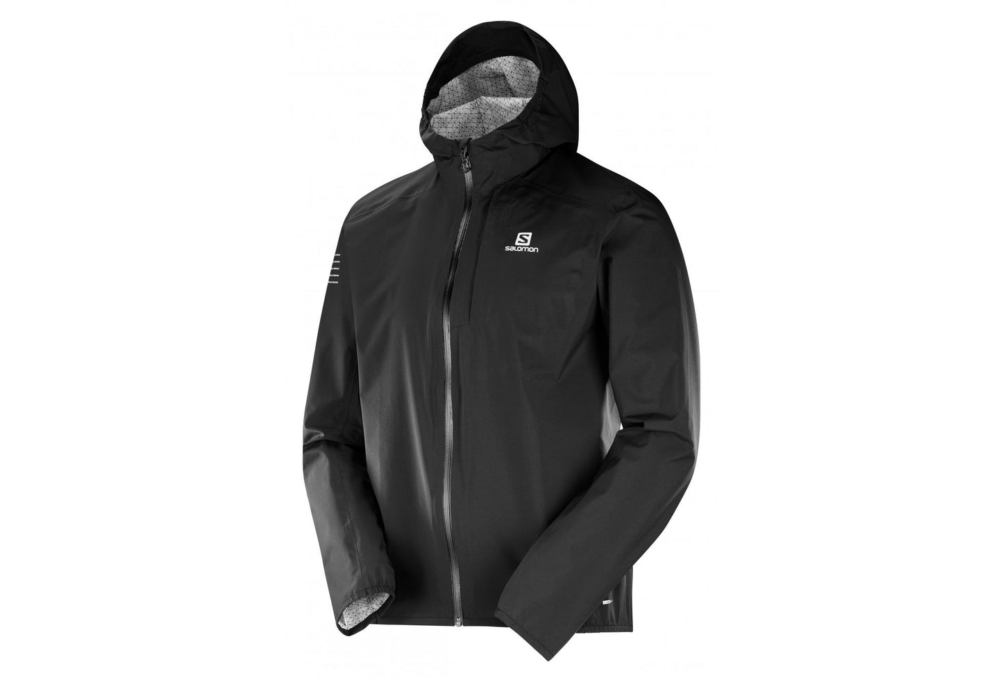 salomon bonatti waterproof jacket black