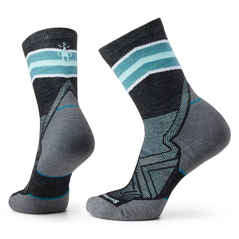 Women's Run Targeted Cushion Mid Crew Socks