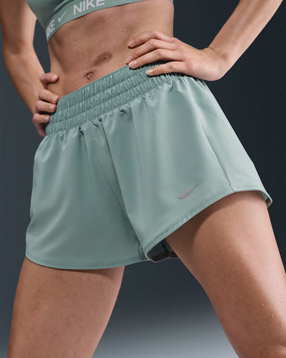 One Dri-FIT Mid-Rise 3" Brief-Lined Shorts Women's