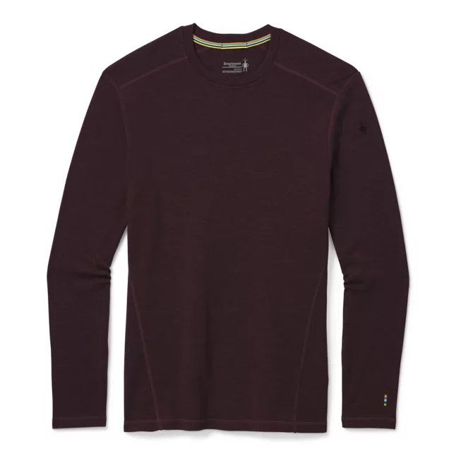 Men's Merino 250 Long Sleeve Crew Base Layer in Woodsmoke