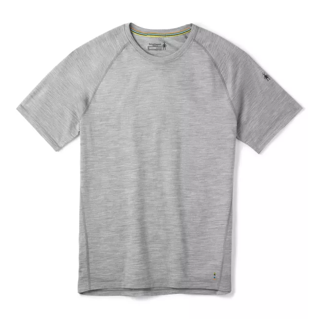 Men's Merino 150 Base Layer Short Sleeve in Light Gray Heather