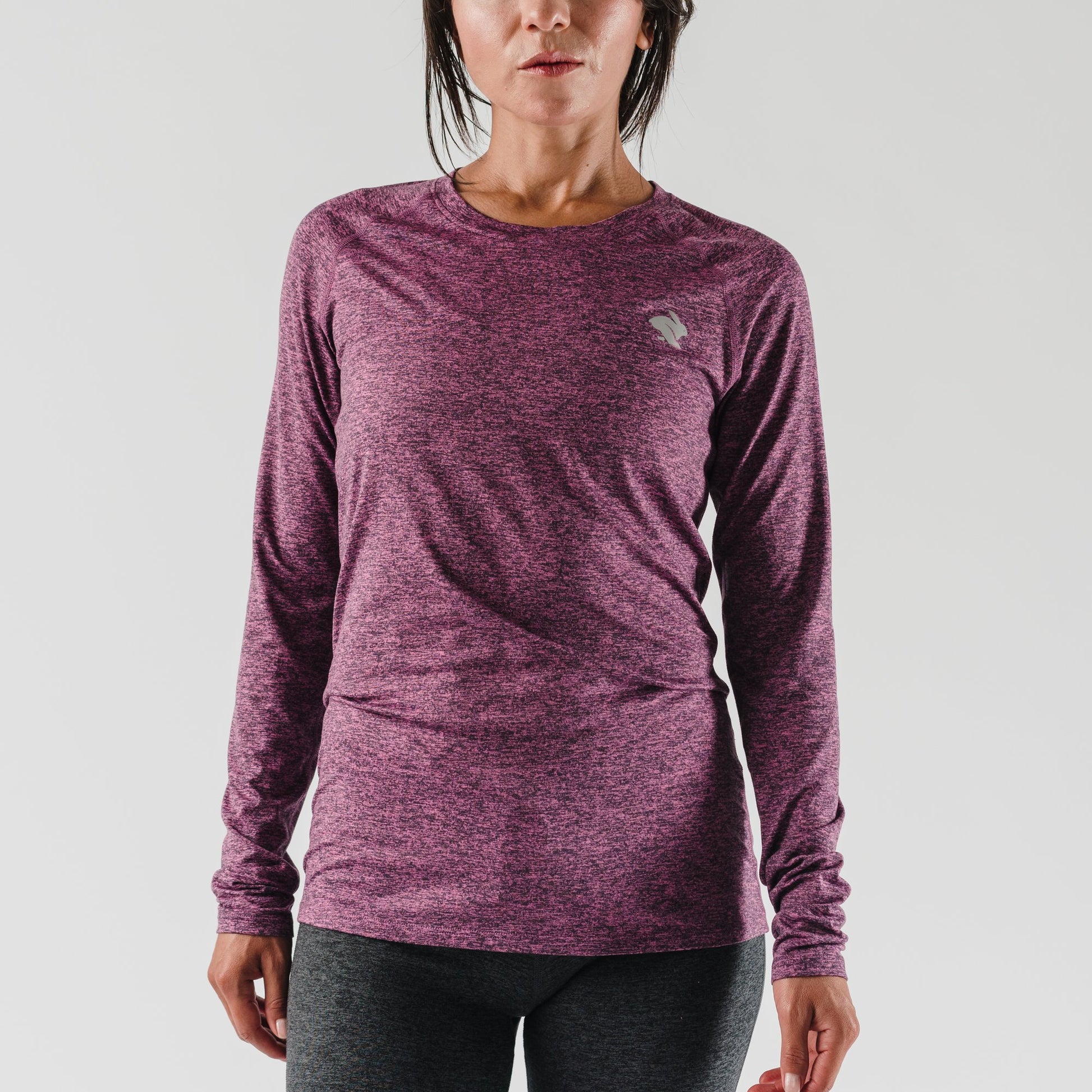 Rabbit Women's EZ tee LS in Ibis Rose