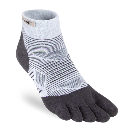 Injinji performance run lightweight ultra-thin mini-crew unisex socks charcoal Gray