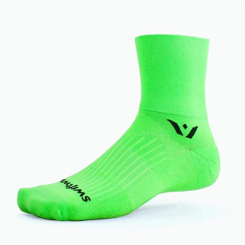 Swiftwick Aspire Four Crew Socks Lime