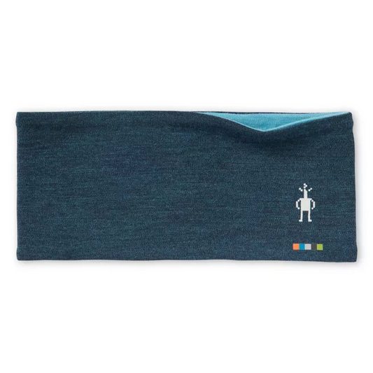 Merino 250 Reversible Headband in Twilight Blue Heather/Wave Blue Heather